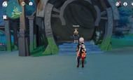 Takashi's house beside the beach in Kannazuka (Image via Genshin Impact)